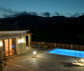 Villa Michalis villa michalis pool night